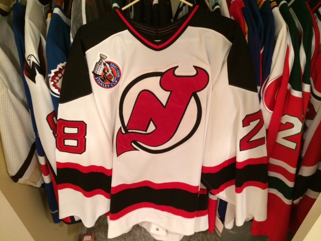 MARTIN BRODEUR New Jersey Devils 2010 REEBOK Throwback NHL Hockey Jersey -  Custom Throwback Jerseys